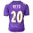 Ed Reed Signed Baltimore Purple Football Jersey (JSA)