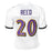 Ed Reed Signed Baltimore White Football Jersey (JSA)