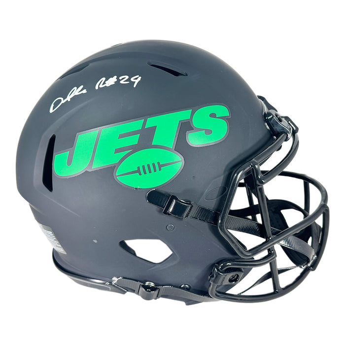 Darrelle Revis Signed New York Jets Authentic Eclipse Speed Full-Size Football Helmet (Beckett)