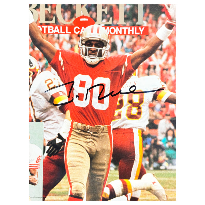 Jerry Rice Signed Beckett Magazine 7/1991 Issue (PSA)