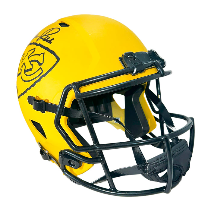 chiefs football helmet Rashee Rice Signed Kansas City Chiefs Rave Full-Size Replica Football — RSA