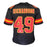 Tony Richardson Signed Kansas City Black Football Jersey (JSA)