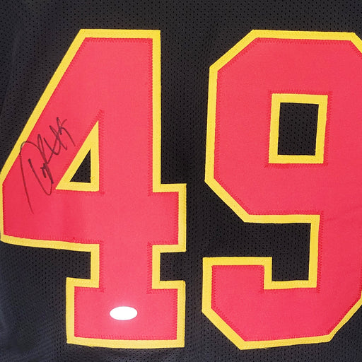 Tony Richardson Signed Kansas City Black Football Jersey (JSA)