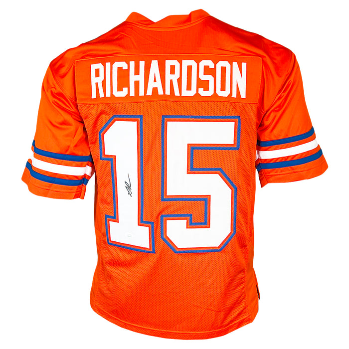 Anthony Richardson Signed Florida College Orange Football Jersey (JSA)