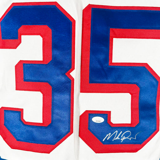 Mike Richter Signed New York White Hockey Jersey (JSA)
