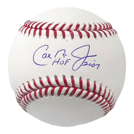 Cal Ripken Jr Signed HOF 2007 Inscription Rawlings Official Major League Baseball (Fanatics)