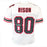 Andre Rison Signed Bad Moon Inscription Atlanta White Football Jersey (Beckett)
