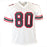 Andre Rison Signed Bad Moon Inscription Atlanta White Football Jersey (Beckett)