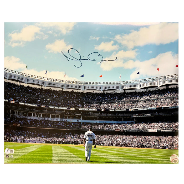 Mariano Rivera Signed New York Yankees Walkout Baseball 16x20 Photo (Beckett)