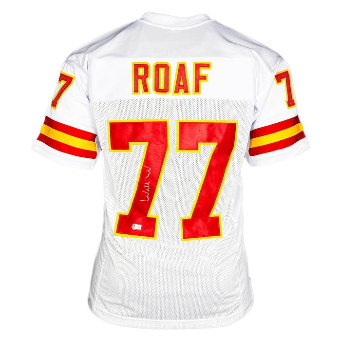 Willie Roaf Signed Kansas City White Football Jersey (Beckett)