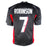 Bijan Robinson Signed Atlanta Black Football Jersey (Beckett)