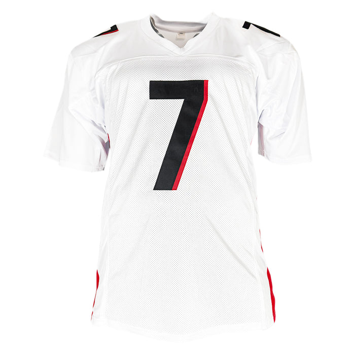 Bijan Robinson Signed Atlanta White Football Jersey (Beckett)