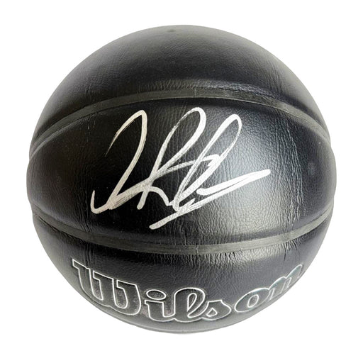 Dennis Rodman Signed Chicago Bulls Wilson NBA Team Logo Basketball (Beckett)