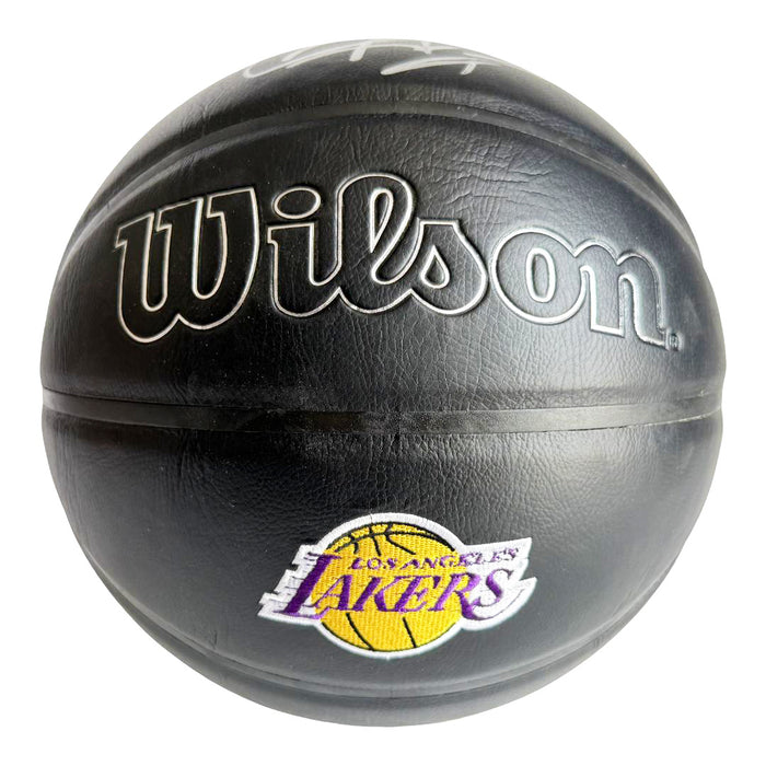Dennis Rodman Signed Los Angeles Lakers Wilson NBA Team Logo Basketball (Beckett)