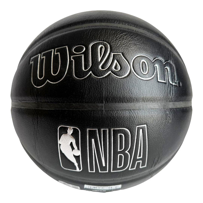 Dennis Rodman Signed Detroit Pistons Wilson NBA Team Logo Basketball (Beckett)