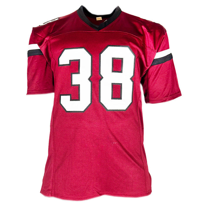 George Rogers Signed 80 HT Inscription South Carolina Red College Football Jersey (JSA)