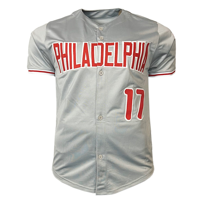 Scott Rolen Signed Philadelphia Grey Baseball Jersey (Beckett)