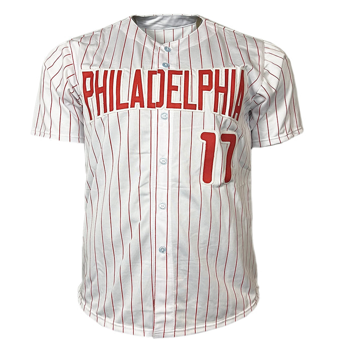 Scott Rolen Signed Philadelphia Pinstripe Baseball Jersey (Beckett)
