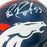 Bill Romanowski Signed White Ink Denver Broncos Full-Size Replica Football Helmet (Beckett)