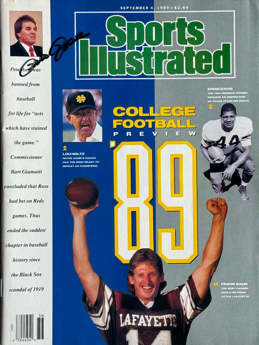 Pete Rose Signed Sports Illustrated 9/4/1989 Issue (JSA)
