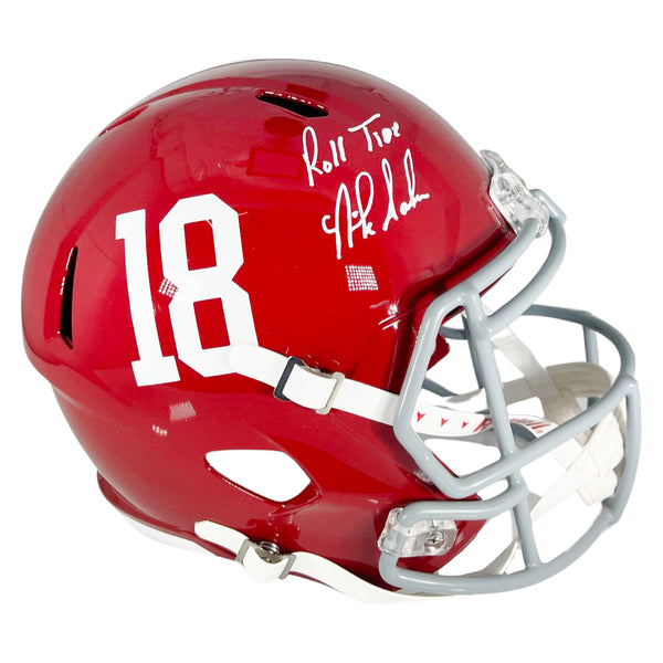 nick saban college football helmets 2020