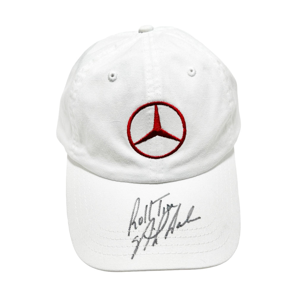 Nick Saban Signed Roll Tide Inscription Mercedes Hat (JSA)
