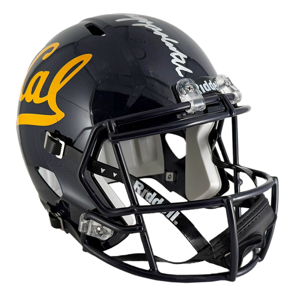 Jaron-Keawe Sagapolutele Signed California Golden Bears Speed Full-Size Replica Football Helmet (JSA)