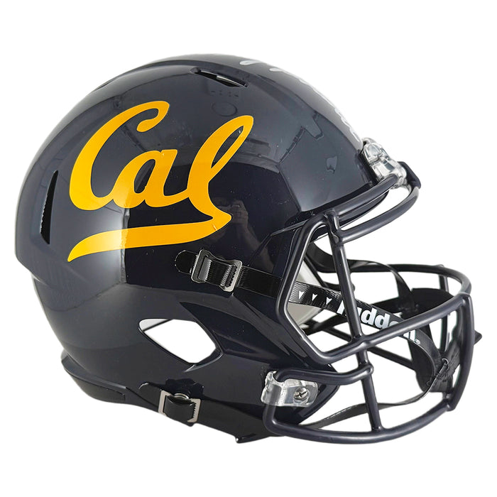 Jaron-Keawe Sagapolutele Signed California Golden Bears Speed Full-Size Replica Football Helmet (JSA)