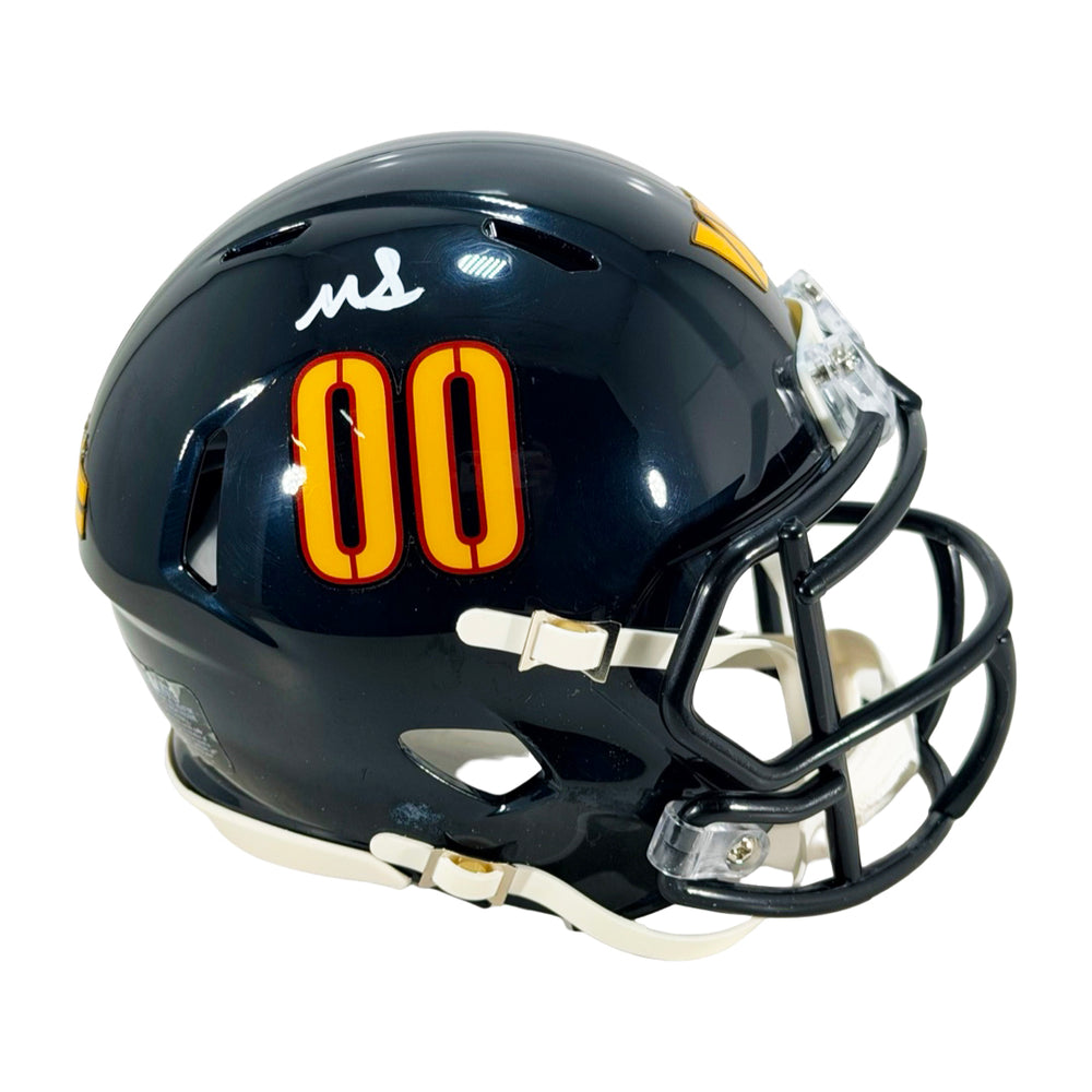 Mike Sainristil Signed Washington Commanders Alt 2022 Mini Football Helmet (Beckett)