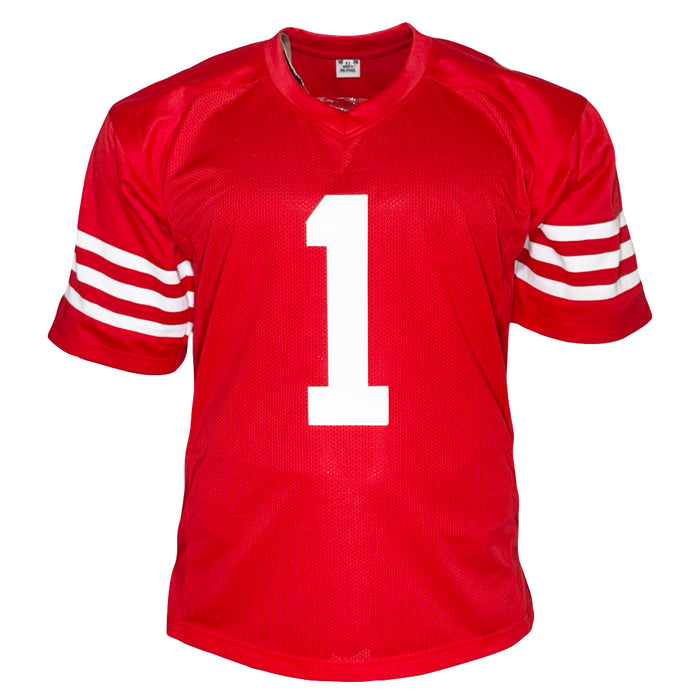 Deebo Samuel Signed San Francisco Red Football Jersey (Beckett)