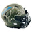 Barry Sanders Signed Detroit Lions Salute to Service Mini Football Helmet (Beckett)