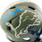 Barry Sanders Signed Detroit Lions Salute to Service Mini Football Helmet (Beckett)