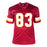 Ricky Sanders Signed 2x SB Champs 70 Greatest Inscription Washington Red Football Jersey (JSA)