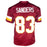 Ricky Sanders Signed Washington Red Football Jersey (JSA)