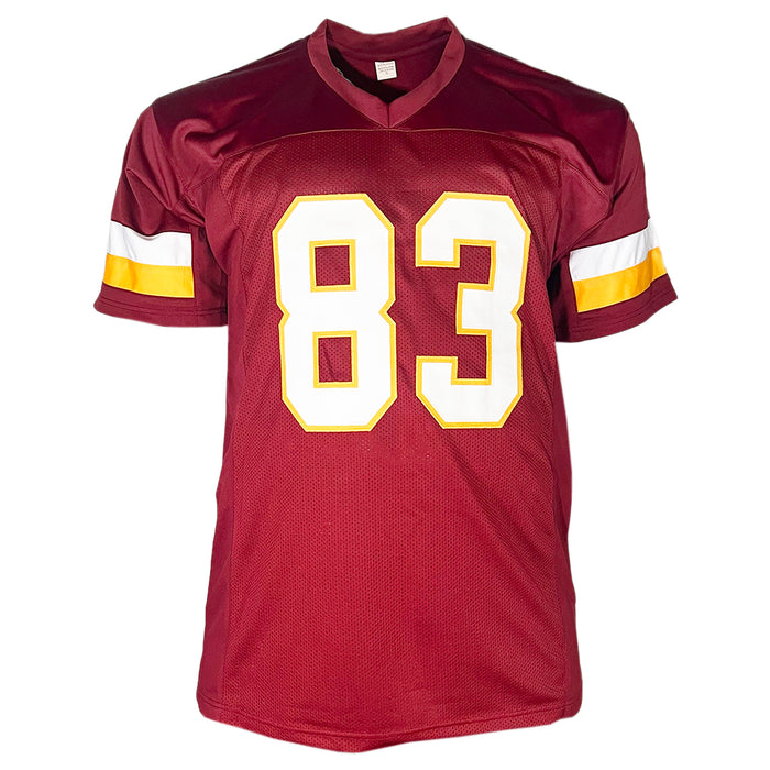Ricky Sanders Signed Washington Red Football Jersey (JSA)