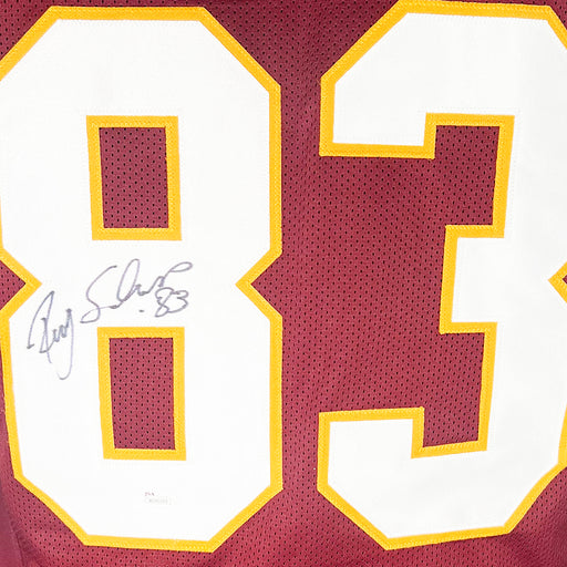 Ricky Sanders Signed Washington Red Football Jersey (JSA)