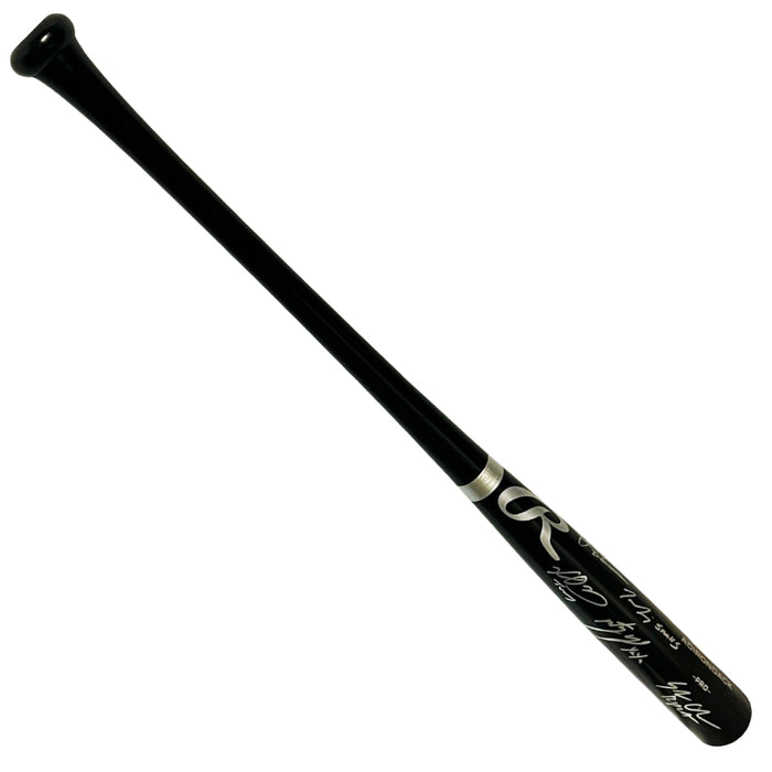 Sandlot Movie Cast 7 Signature Signed Rawlings Black Baseball Bat (Beckett)