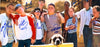 Sandlot Movie Cast Signed 8 Signature Nickname Inscriptions Pose 2 16x20 Baseball Photo (Beckett)