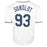 The Sandlot Cast Signed White Baseball Jersey (Beckett) - RSA