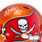 Warren Sapp Signed HOF 13 Inscription Tampa bay Buccaneers Flash Full-Size Replica Football Helmet (Beckett)