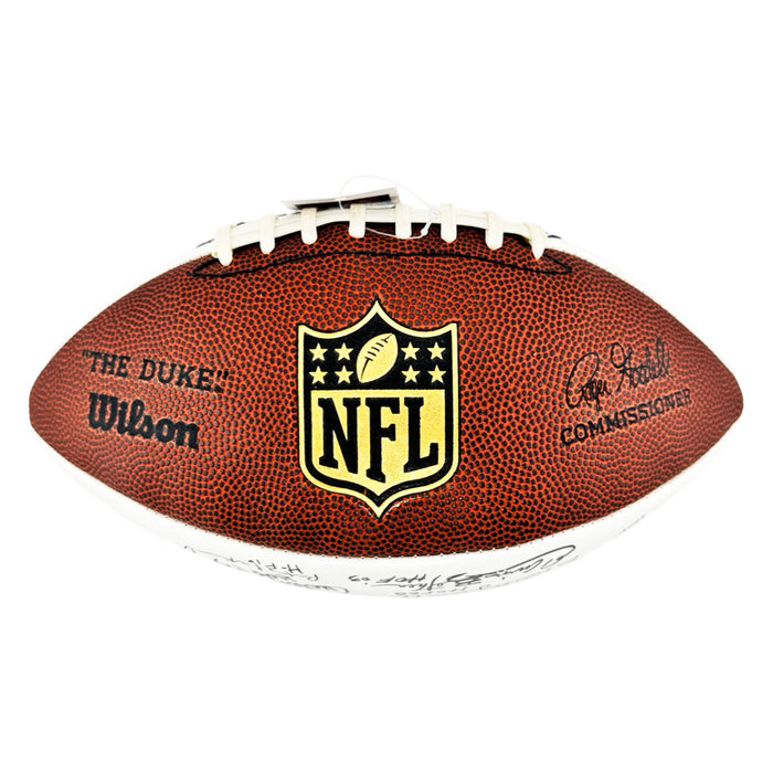 NFL Hall of Famers 36 Signature Authentic Wilson The Duke Leather NFL Football (JSA)