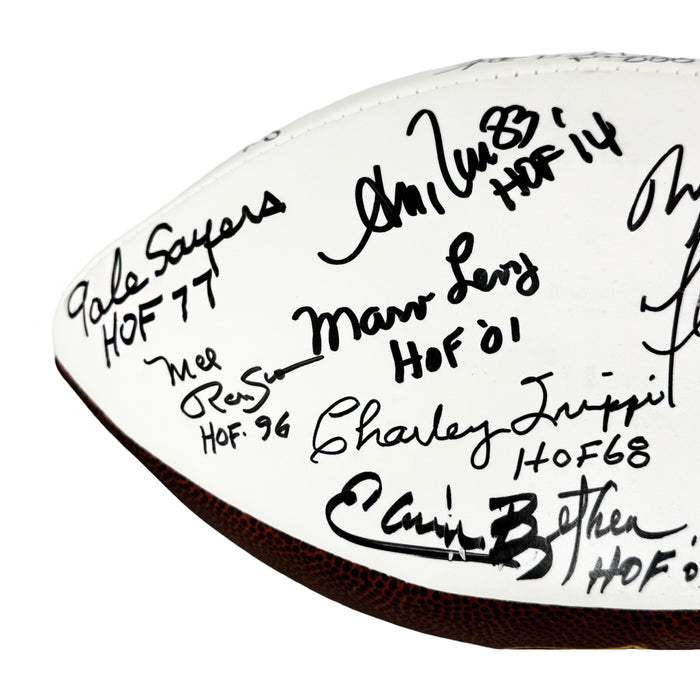 NFL Hall of Famers 36 Signature Authentic Wilson The Duke Leather NFL Football (JSA)