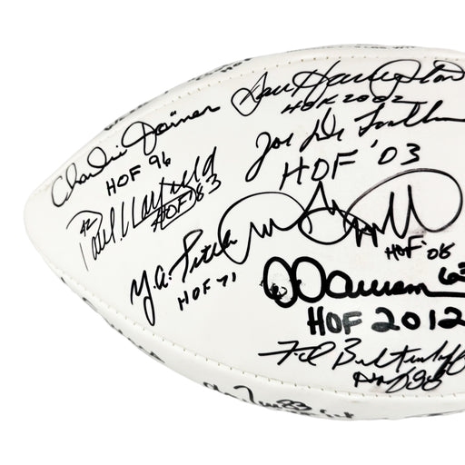 NFL Hall of Famers 36 Signature Authentic Wilson The Duke Leather NFL Football (JSA)