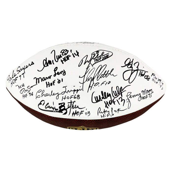 NFL Hall of Famers 36 Signature Authentic Wilson The Duke Leather NFL Football (JSA)