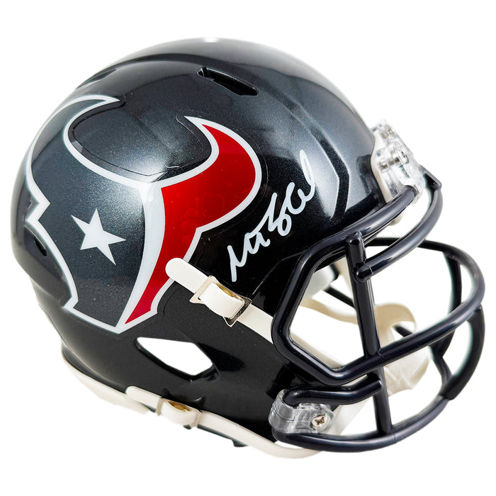 Matt Schaub Signed Houston Texans Speed Mini Football Helmet (Beckett)