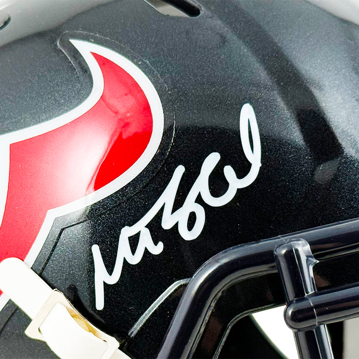 Matt Schaub Signed Houston Texans Speed Mini Football Helmet (Beckett)