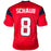 Matt Schaub Signed Houston Red Football Jersey (JSA)