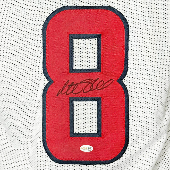 Matt Schaub Signed Houston White Football Jersey (JSA)
