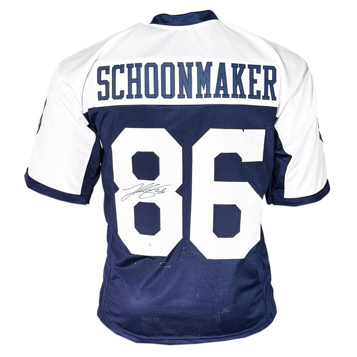 Luke Schoonmaker Signed Dallas Thanksgiving Football Jersey (JSA)