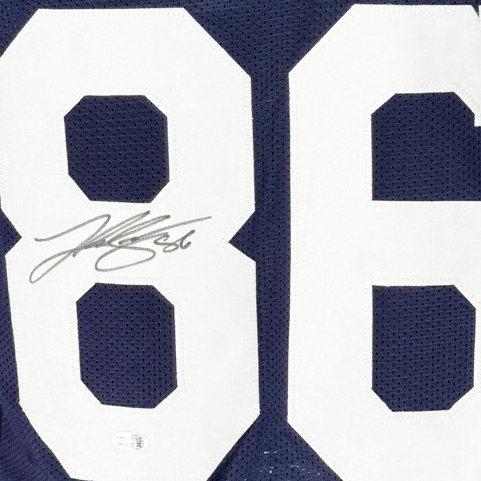 Luke Schoonmaker Signed Dallas Thanksgiving Football Jersey (JSA)